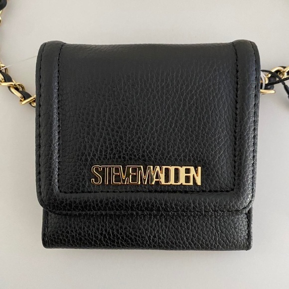 Steve Madden Women's Black Wallet-purses 🆕 - Picture 2 of 9